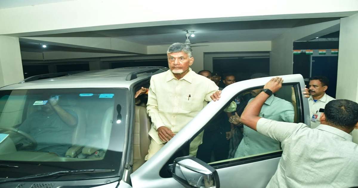 Andhra Pradesh TDP Chief Chandrababu Naidu Produced In ACB Court A Day ...