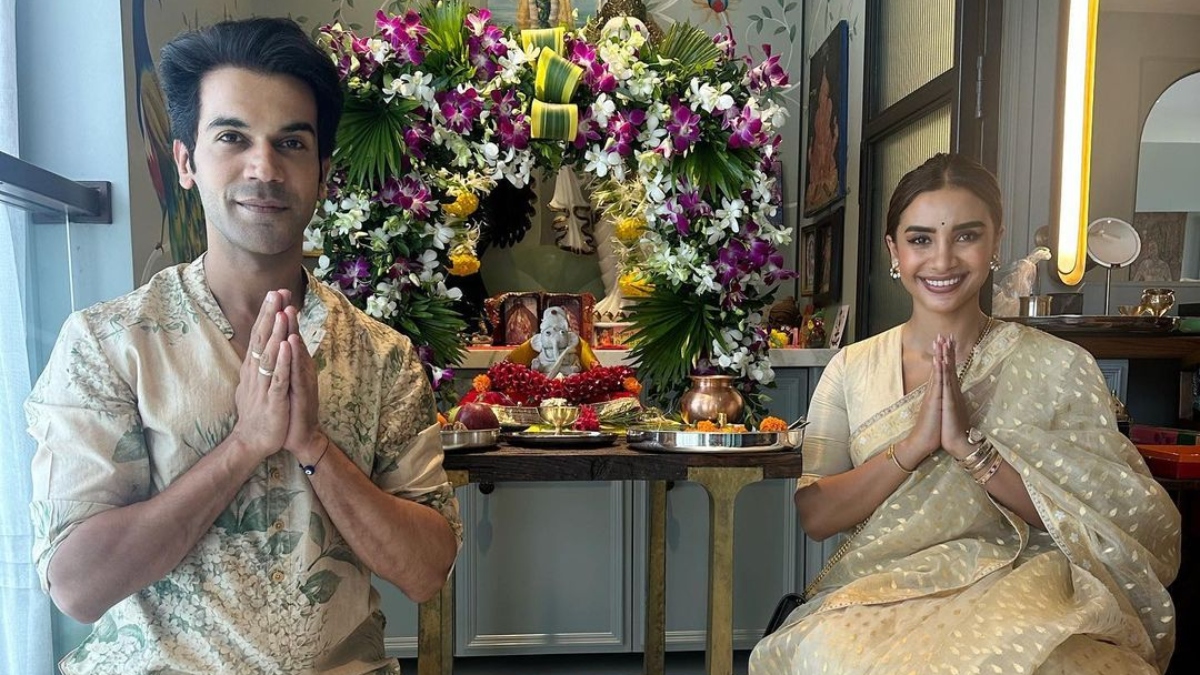 Rajkummar Rao and Patralekhaa celebrate Ganesh Chaturthi in eco-friendly way, shares pictures on Instagram