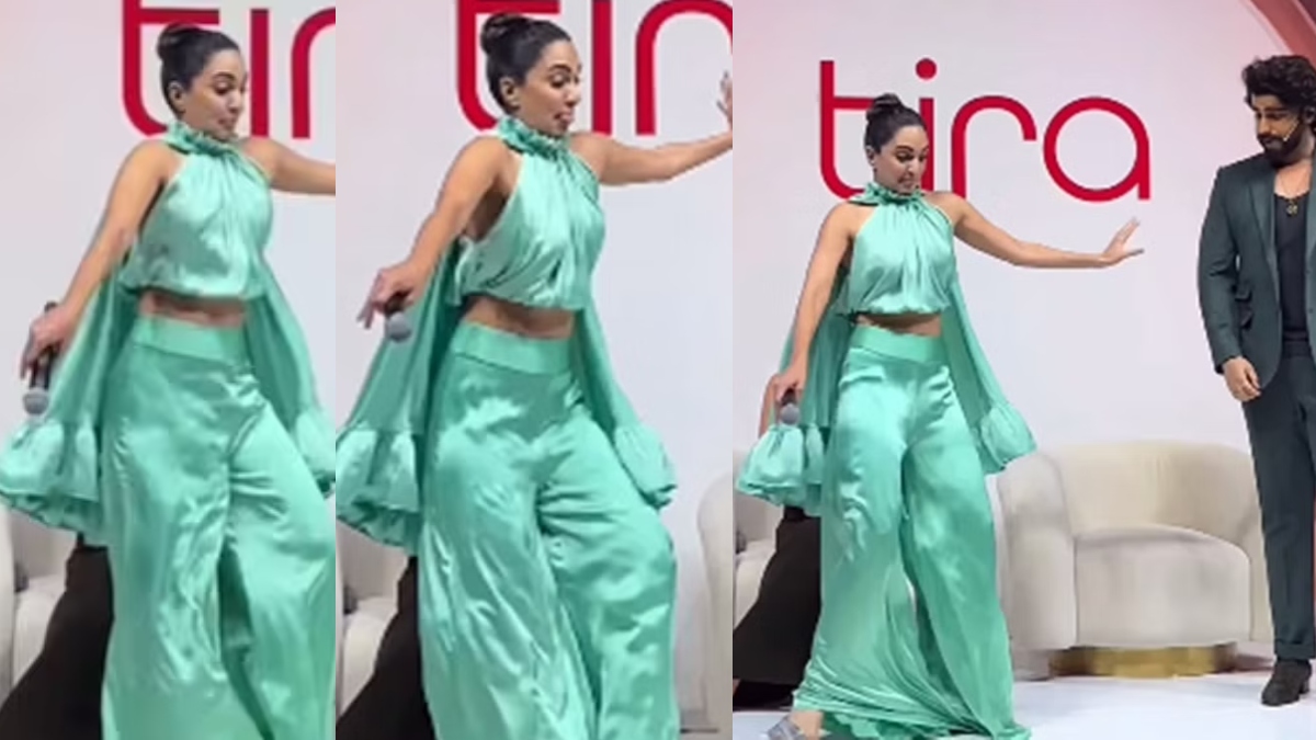 Kiara Advani almost falls on Kareena Kapoor during event, Arjun Kapoor  comes for her rescue | Video – India TV