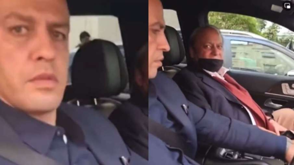 Nawaz Sharif’s driver spits on woman for calling him ‘very corrupt Pakistani politician’ | WATCH