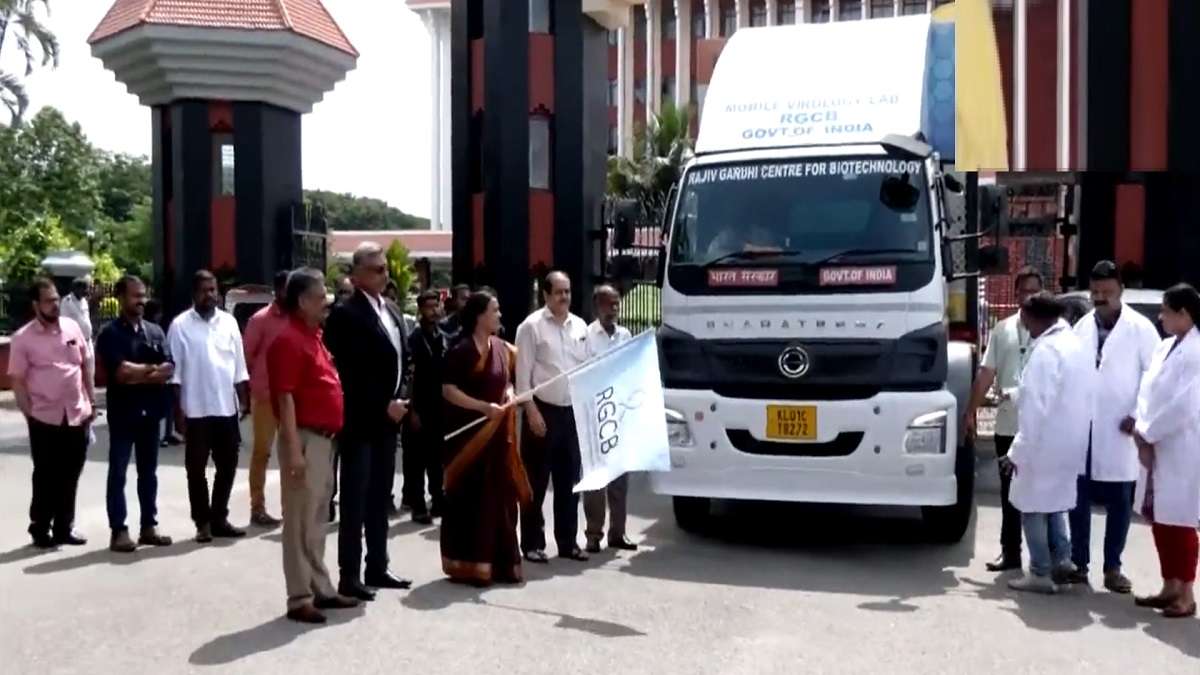 Kerala: Veena George flags off mobile virology lab for Nipah containment zone in Kozhikode