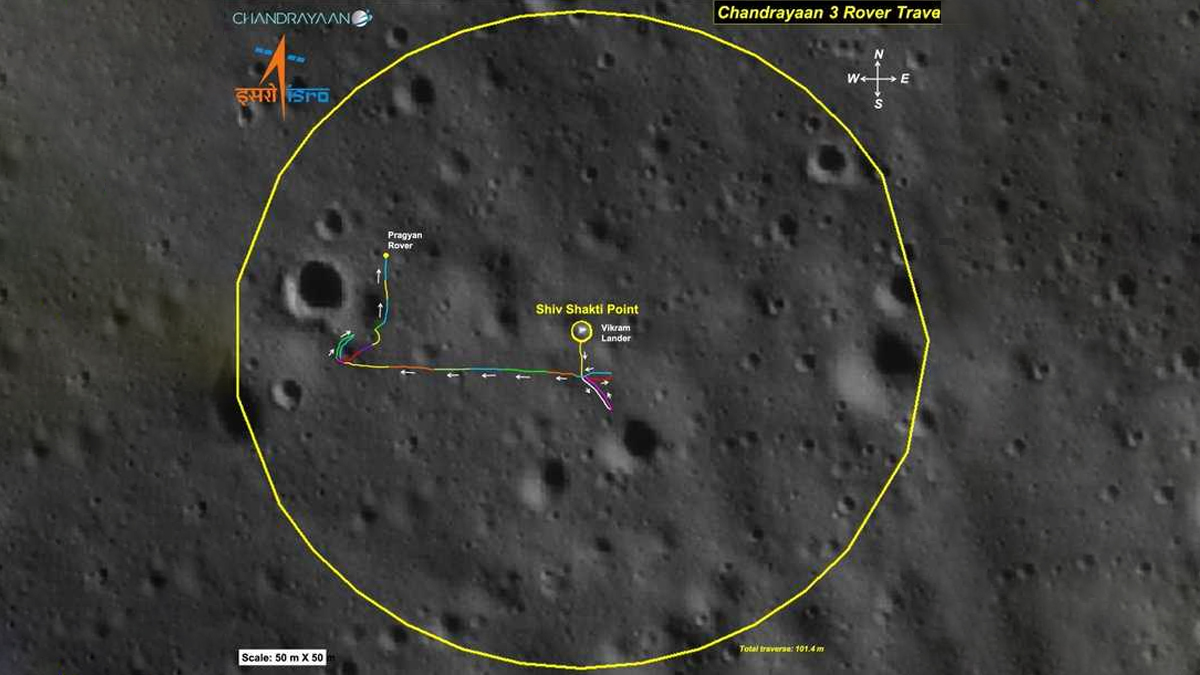 Chandrayaan-3: Pragan Rover has traversed over 100 meters, says ISRO