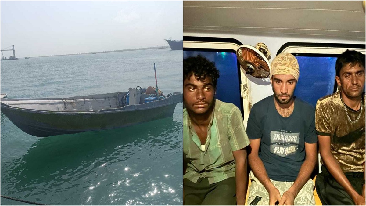 Gujarat Police seizes suspicious boat near Dwarka, five held including three Irani nationals