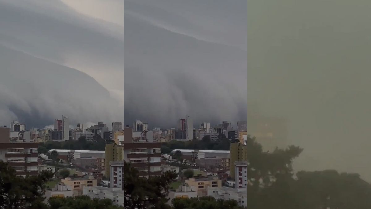 Shelf cloud covers Brazilian town, mesmerizing moment in timelapse video leaves people stunned