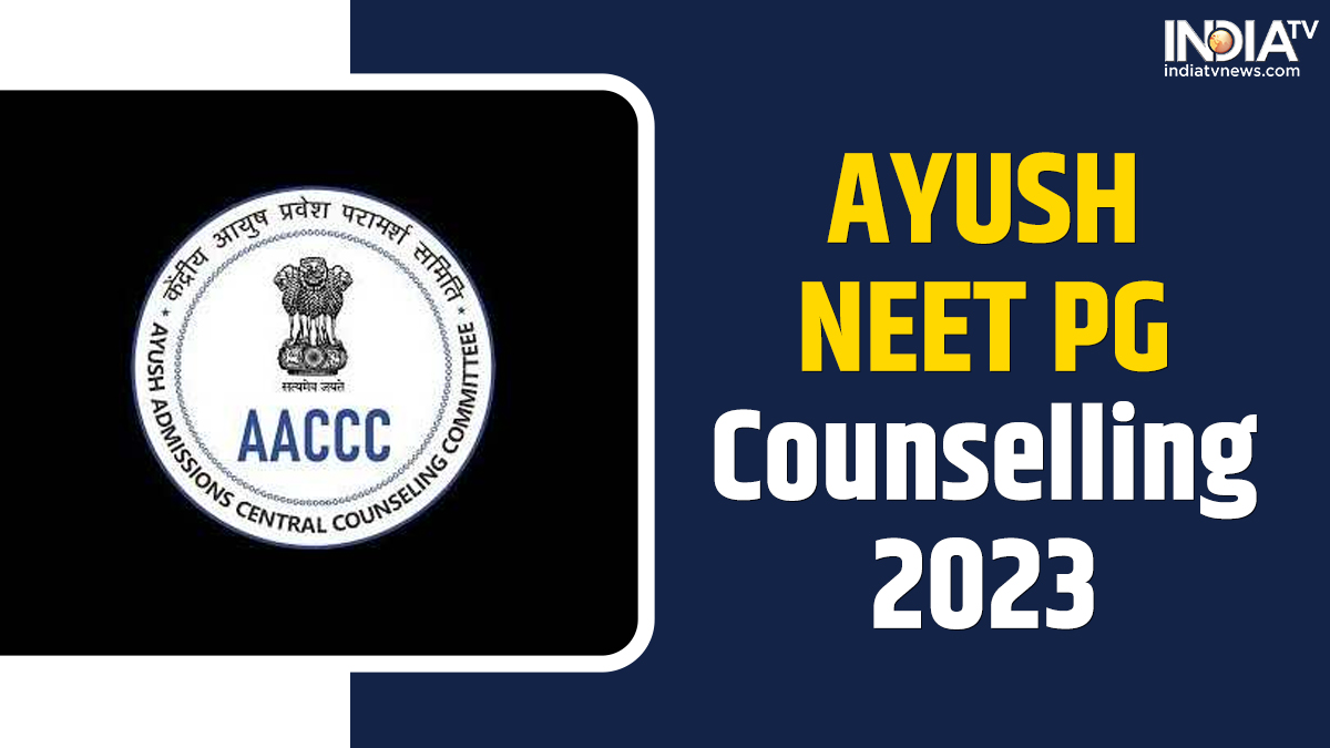 AYUSH NEET PG Counselling 2023 Dates OUT, registration begins on September 26