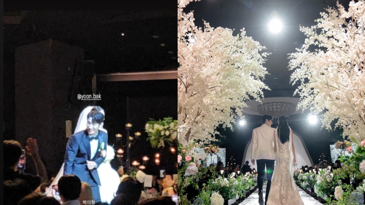 'Doctor Slump' actor Yoon Bak marries girlfriend Kim Su Bin in a star-studded ceremony