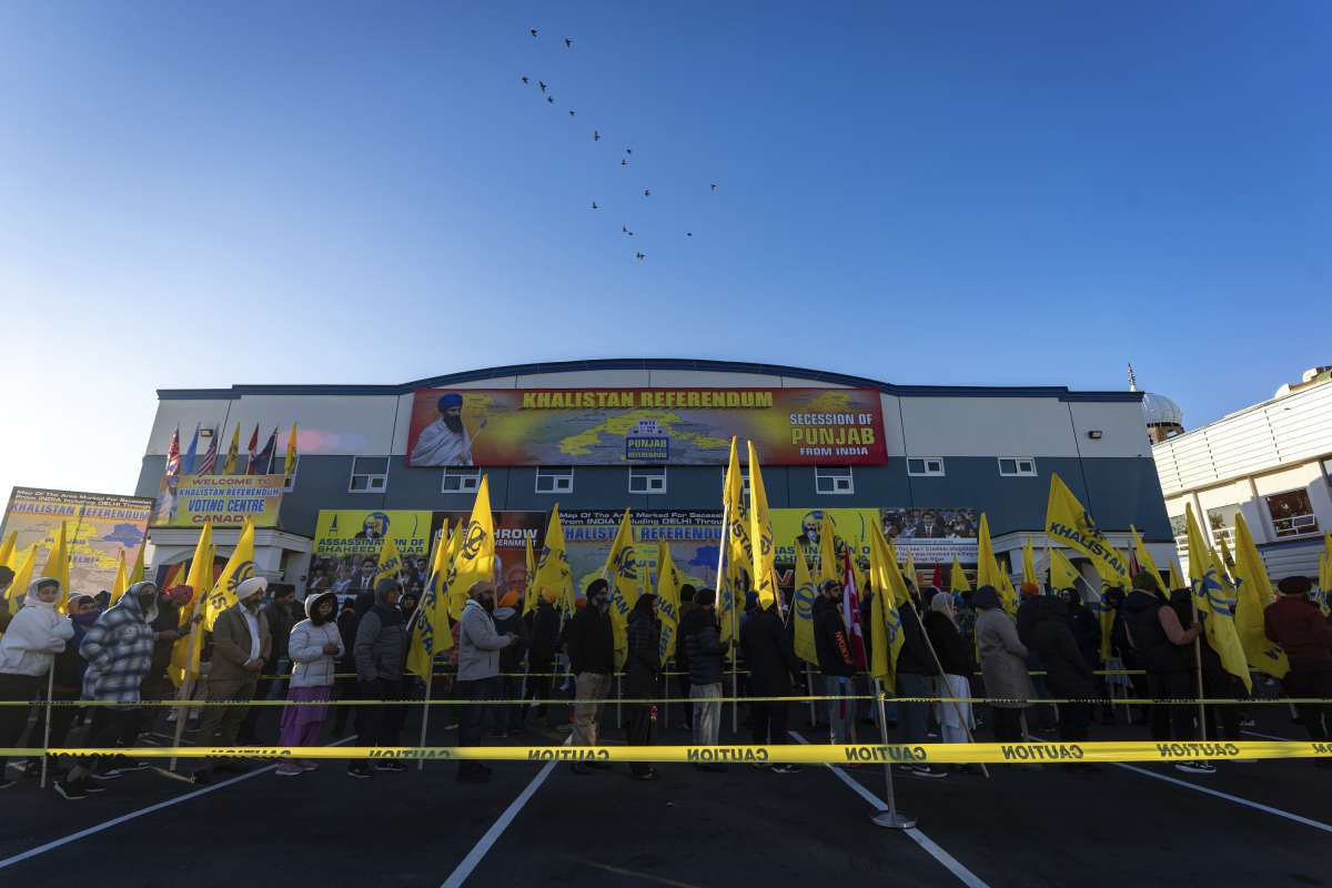 Khalistani supporters seeking referendum 