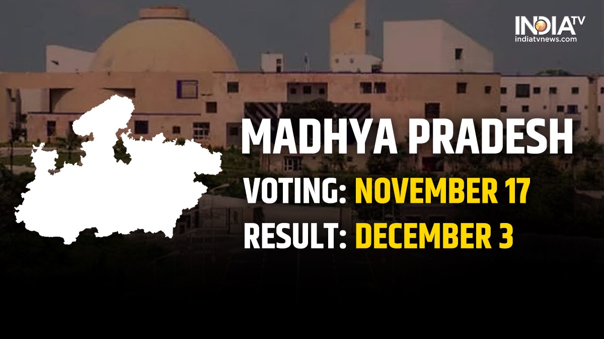 MP Election Date: Madhya Pradesh to vote on November 17, results to be declared on December 3