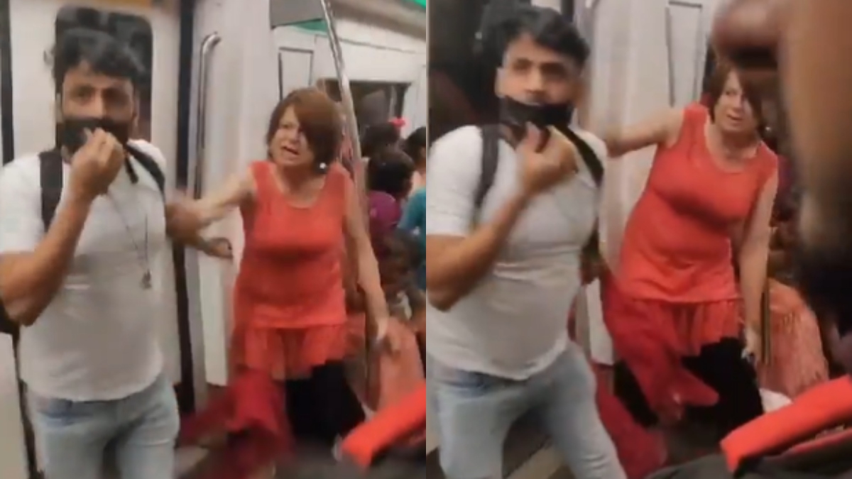 WATCH: Bigg Boss fame Bobby Darling gets into physical fight with a male passenger inside Delhi Metro