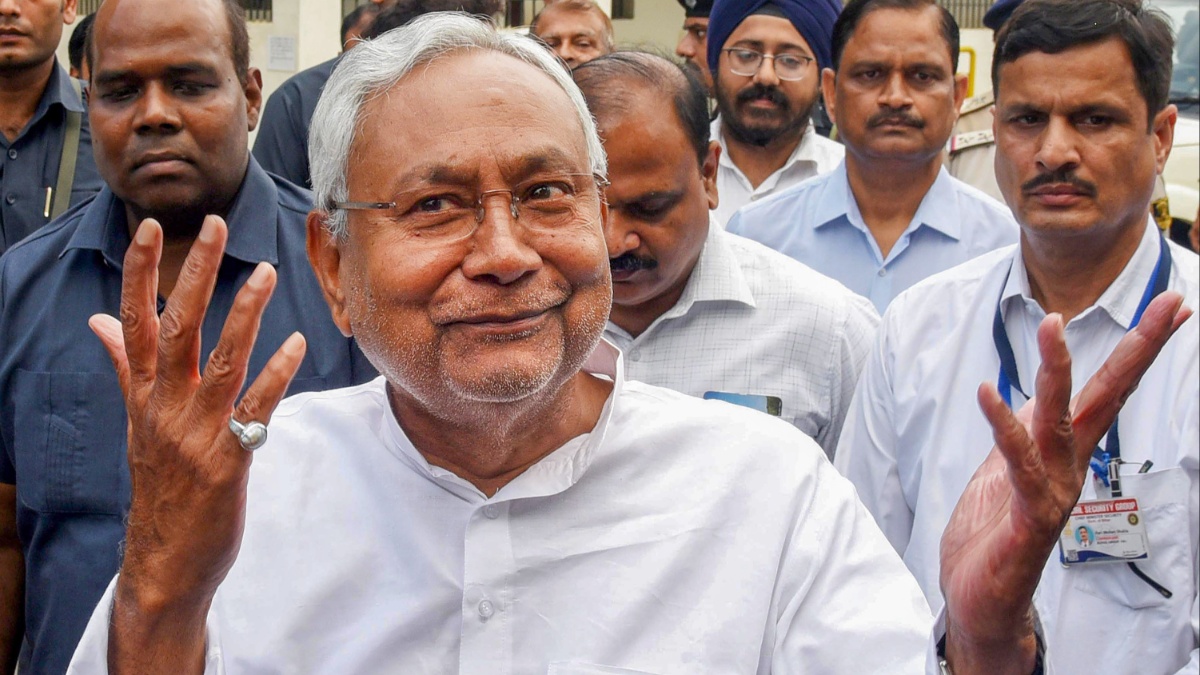 'Why don't you congratulate Sushil Modi?': Nitish Kumar responds to speculation about JDU split