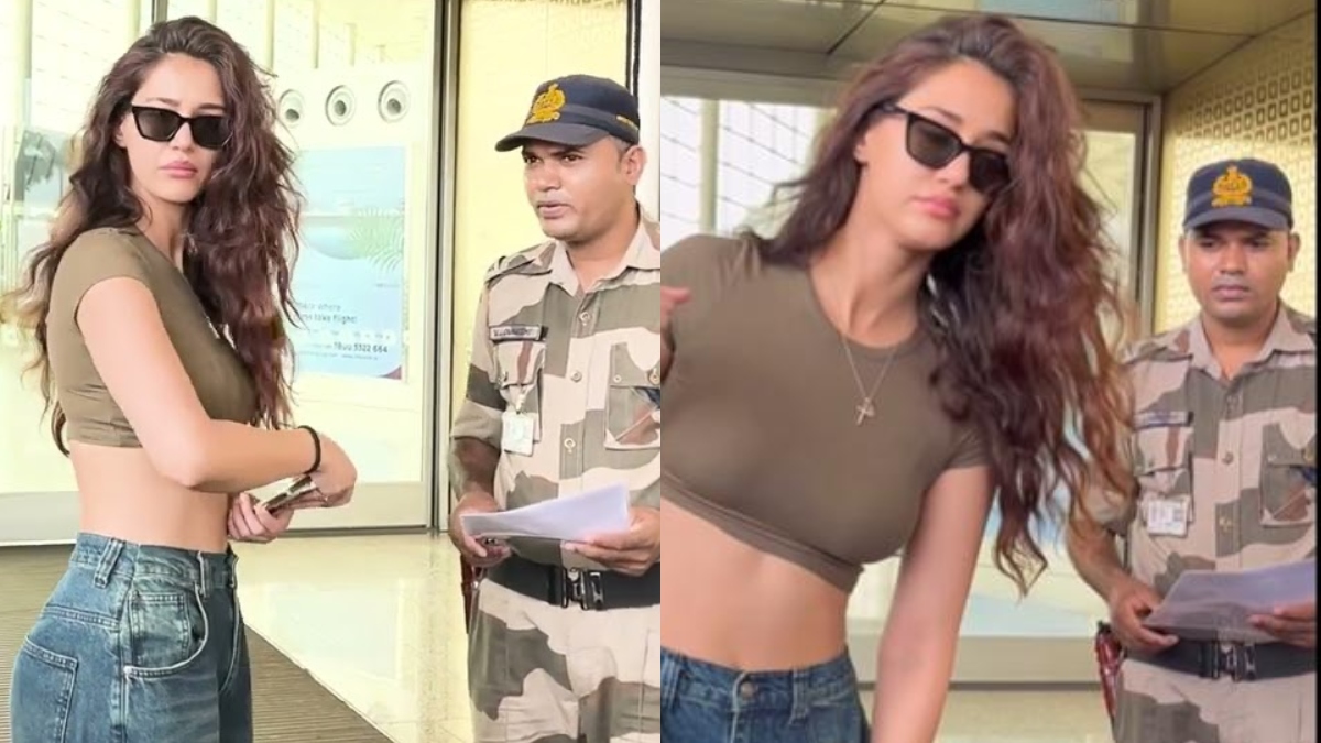 Disha Patani stopped at Mumbai airport by security despite ticket clearance  | Watch viral video – India TV