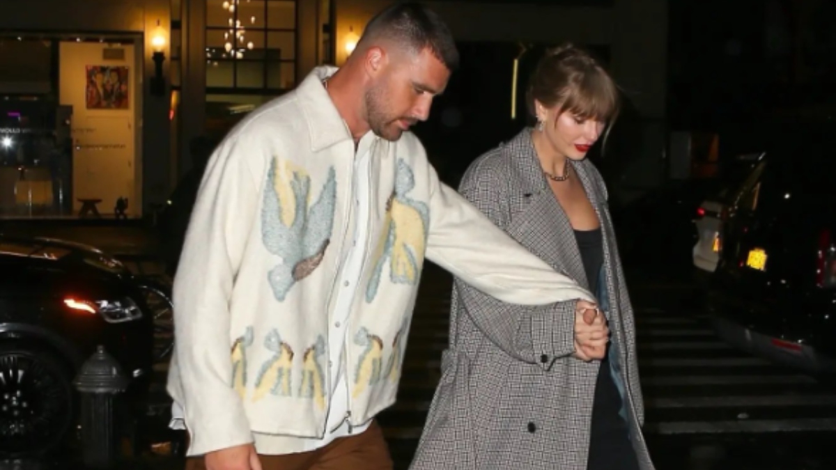 Taylor Swift and Travis Kelce walk hand-in-hand in New York City, fans gush over their PDA