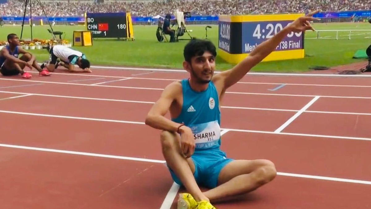 Raman Sharma Bags Gold In Mens 1500m T38 Event In Para Asian Games