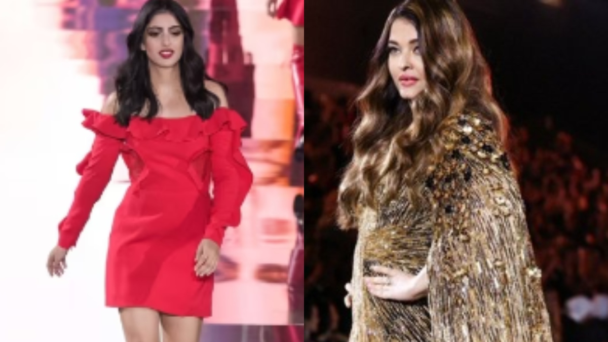 Paris Fashion Week: Navya Naveli Nanda makes stylish debut, Aishwarya Rai shines in golden gown