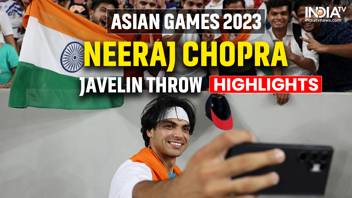 Asian Games 2023 Javelin Throw Neeraj Chopra Wins Gold Kishore Jena