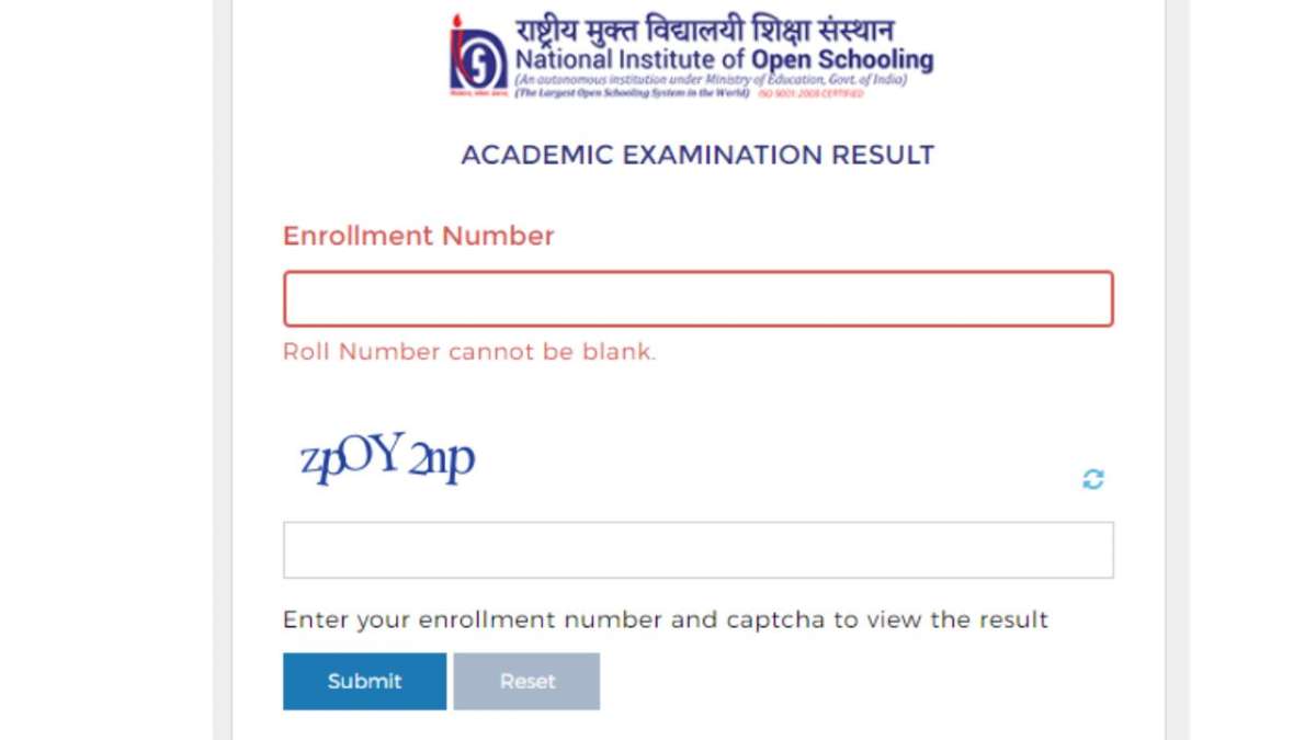 NIOS 10th and 12th ODE Result 2023 Declared: Check Now at results.nios.ac.in