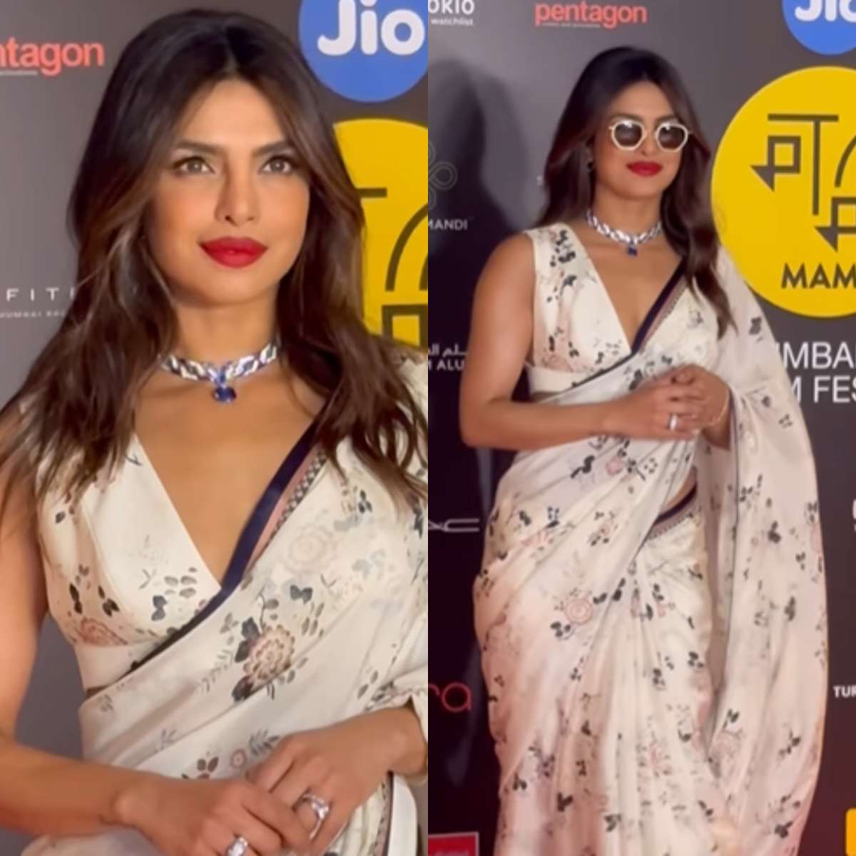 20 Stunning Pictures of Priyanka Chopra in Saree - Latest Collection