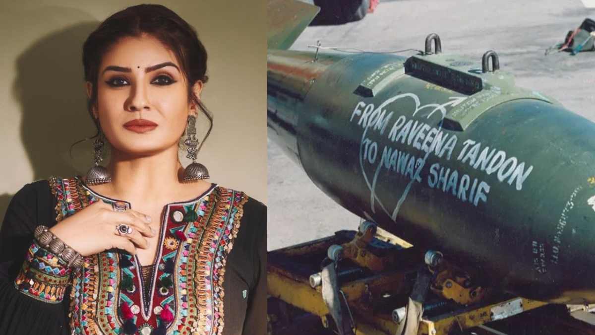 When Raveena Tandon spoke about bombs sent to Nawaz Sharif by India in her name during Kargil War