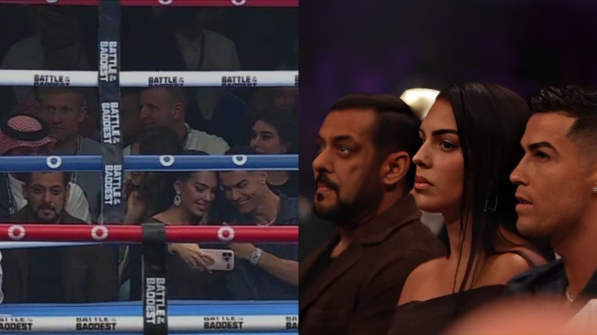 Salman Khan Big Xxx Video - Salman Khan, Cristiano Ronaldo spotted together watching MMA match in Saudi  Arabia | WATCH â€“ India TV