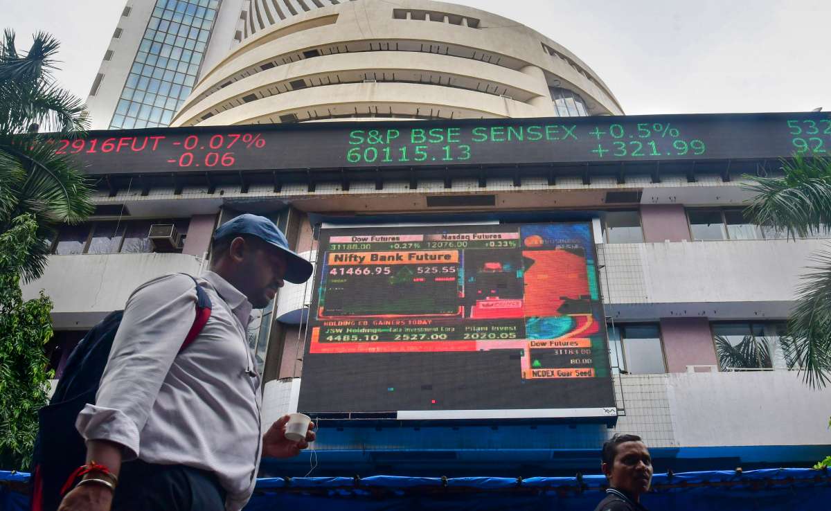 stock market witnesses surge as sensex crosses 73 100 nifty above 22 200