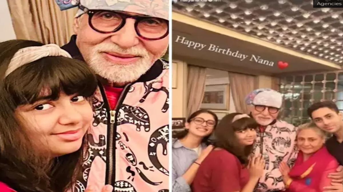 Shweta Bachchan shares Aaradhya’s photo with Big B after Aishwarya triggers rift rumours