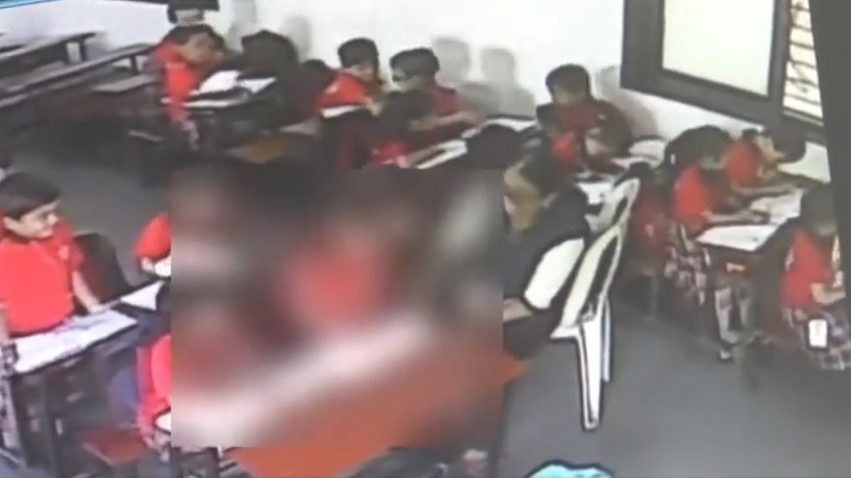 VIDEO: Teacher slaps 4-year-old kid 35 times in Surat school, CCTV footage gets her arrested