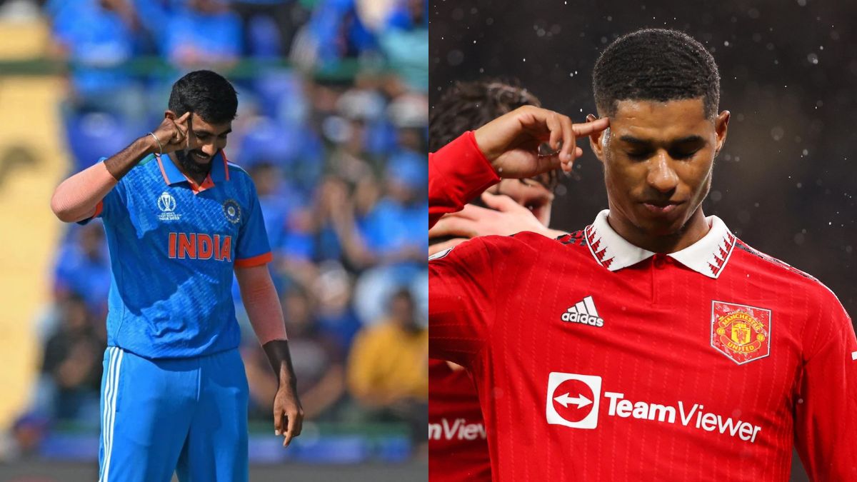 Jasprit Bumrah imitates Marcus Rashford's celebration after dismissing Ibrahim Zadran | WATCH