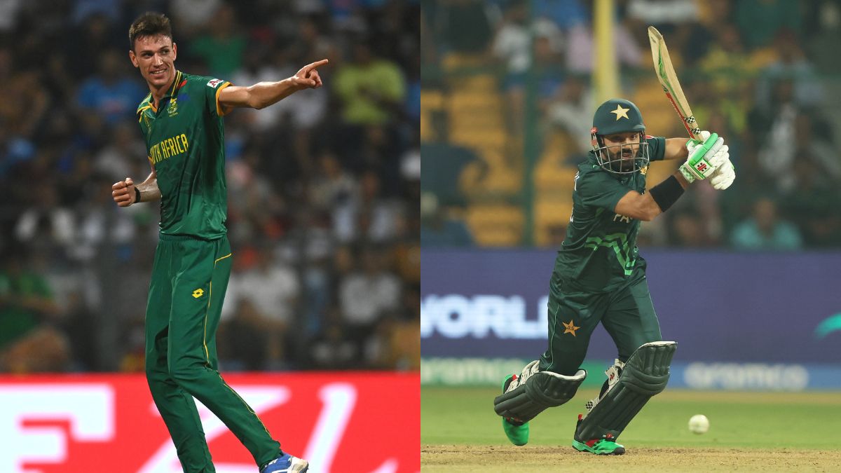 PAK vs SA: Mohammad Rizwan and Marco Jansen indulge in verbal duel in Chennai | WATCH video