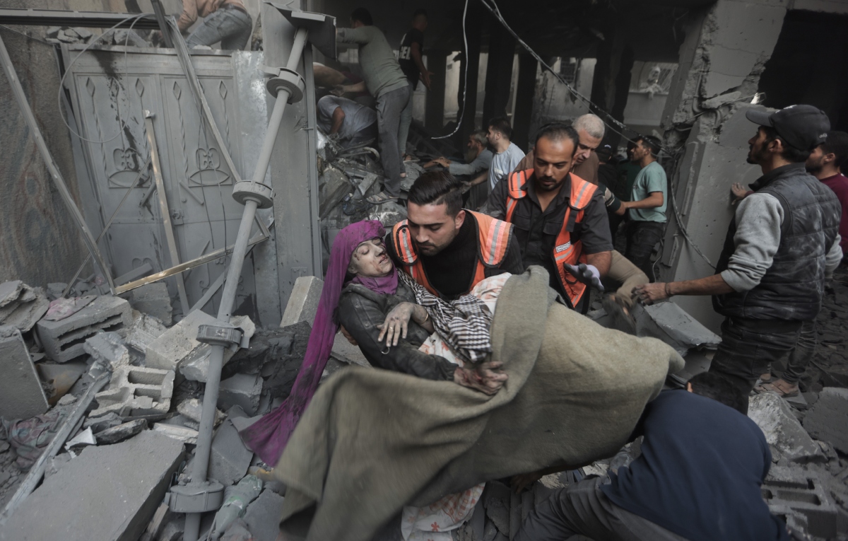 Israel-Hamas War, Day 44: Dozens Killed After Israeli Airstrike Strikes ...