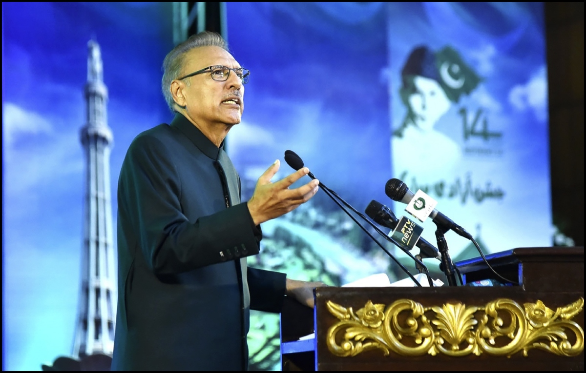 Pakistan President Arif Alvi.