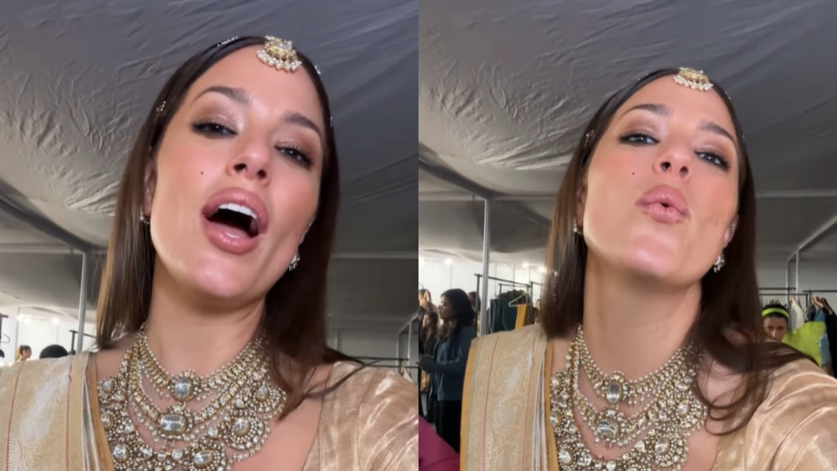 'Ranveer told me to do it...': Ashley Graham joins 'looking like a wow' trend | WATCH