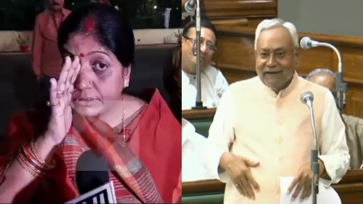 Nitish Kumar's awkward population control remarks in Assembly leave BJP woman leader in tears | Viral video