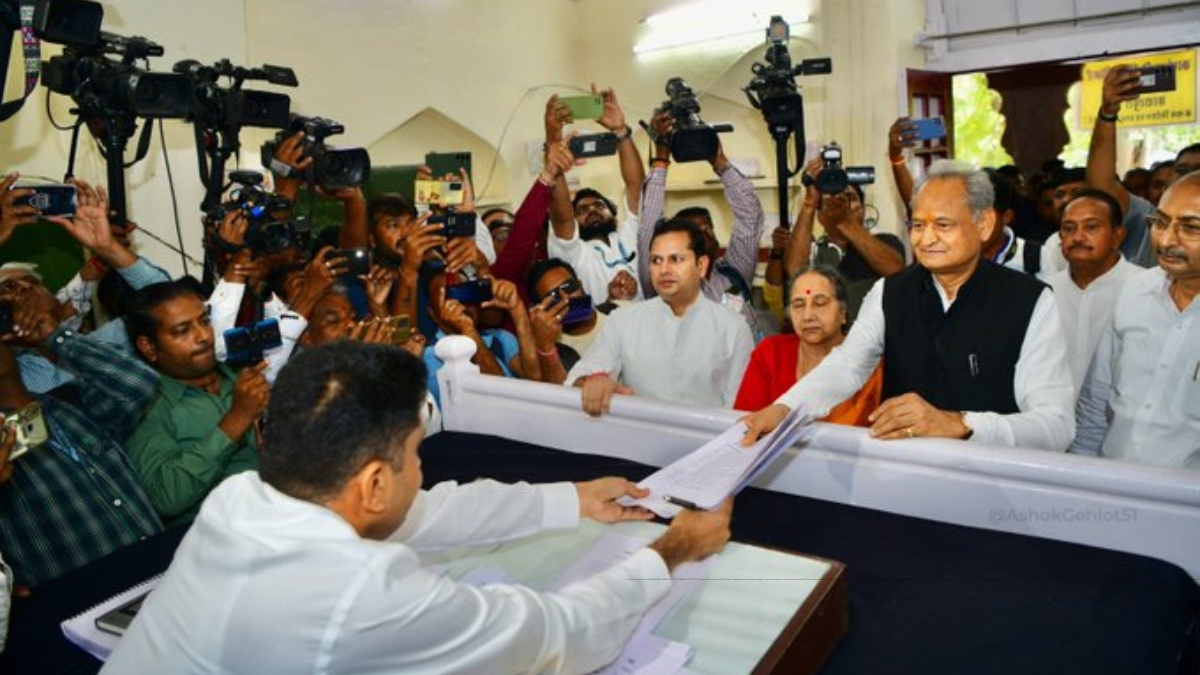 Rajasthan elections: CM Ashok Gehlot files nomination from Sadarpura Assembly constituency