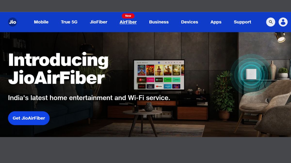 Jio Air Fiber service reaches 41 cities, with 16 free OTT apps | How to use it