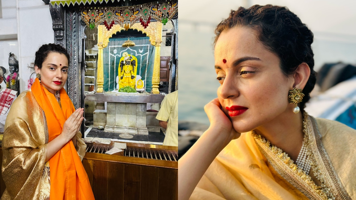 'Bas reel banao...': Kangana trolled brutally as she visits Dwarkadhish temple after Tejas' failure | Video