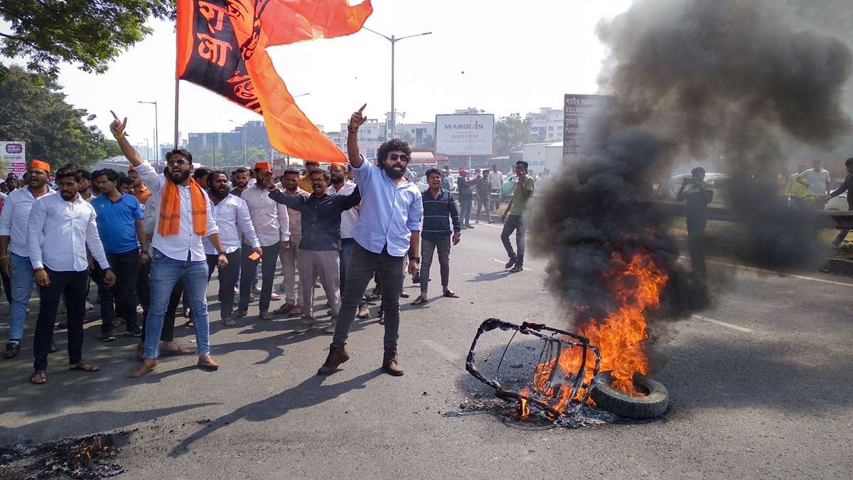 Maratha protest has snowballed in Maharashtra.