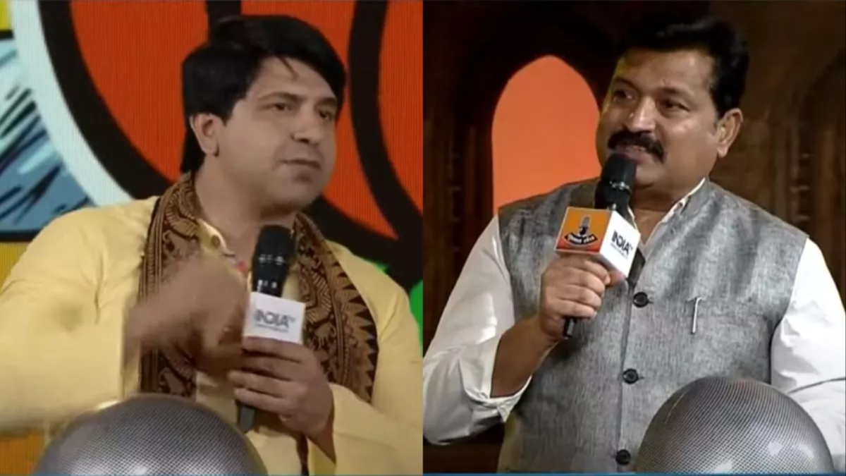 Rajasthan Chunav Manch: Verbal clash between BJP's Shehzad Poonawalla, Congress spokesperson Atul Patil