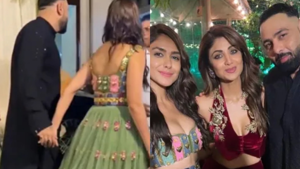 What's brewing between Mrunal Thakur and Badshah? Video of duo holding hands goes viral | WATCH