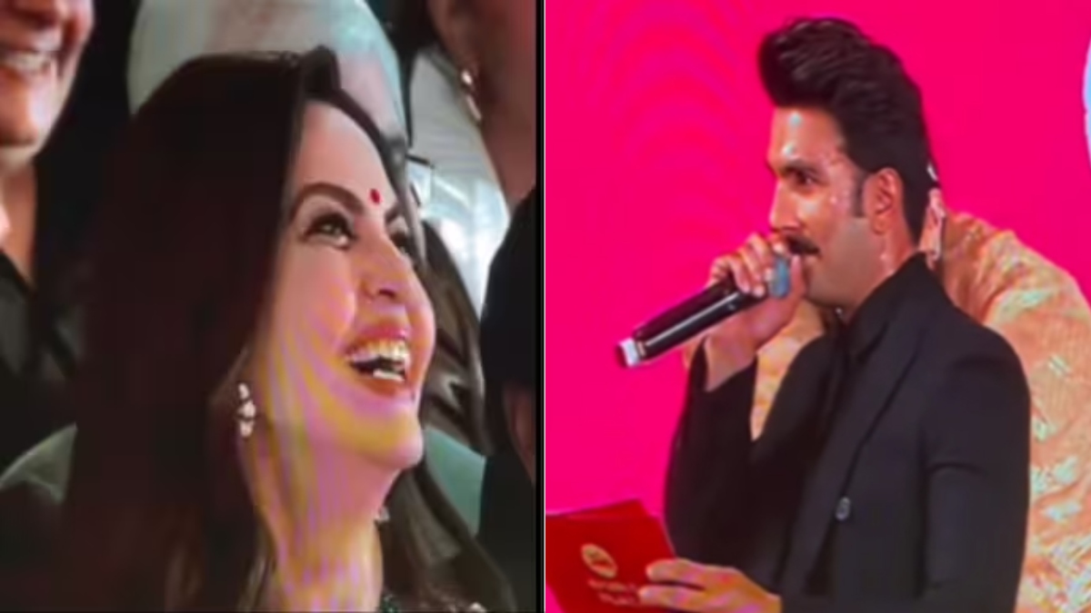 'Just looking like a wow' Ranveer Singh praises Nita Ambani; leaves Mukesh Ambani and others in splits