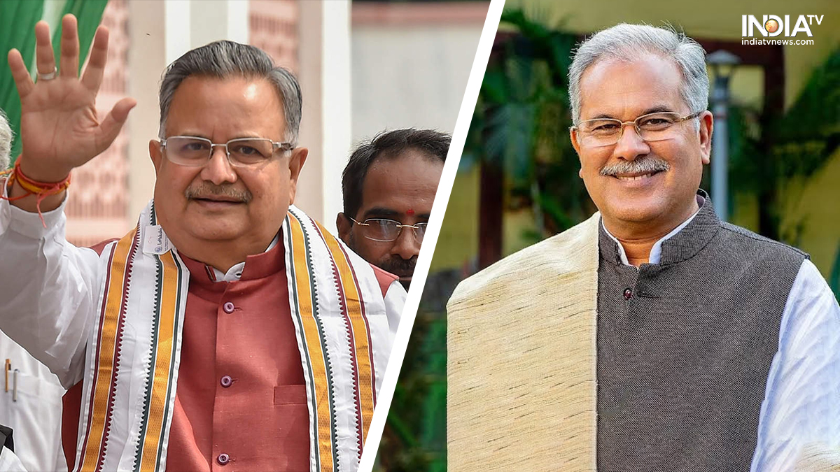 Chhattisgarh Exit Poll 2023: Congress likely to retain power with 46-56 seats, predicts India TV-CNX