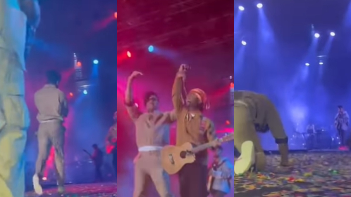 Here’s how Ranbir Kapoor, Arijit Singh greeted each other at concert | WATCH