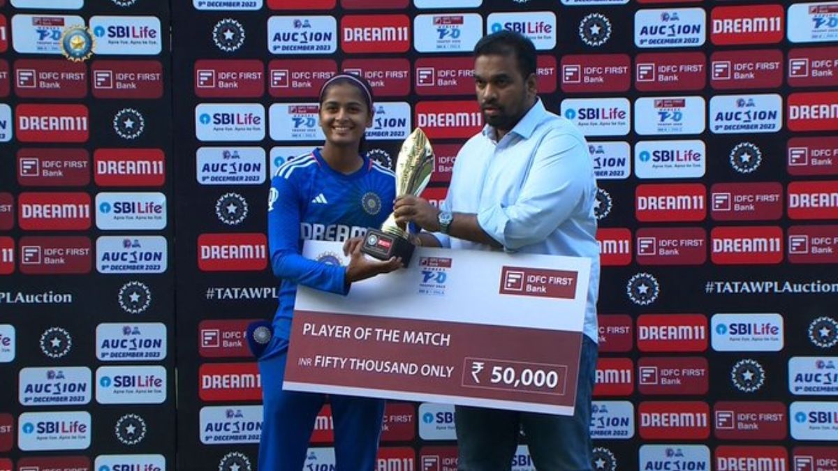 Shreyanka Patil saves the day as India A women pip England A in last-ball thriller | WATCH