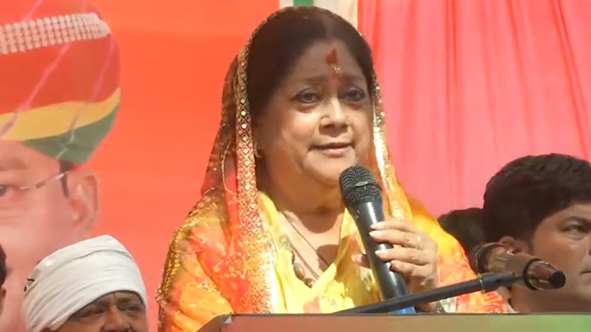 Rajasthan: Vasundhara Raje corners Congress govt over crimes against women, corruption, paper leaks