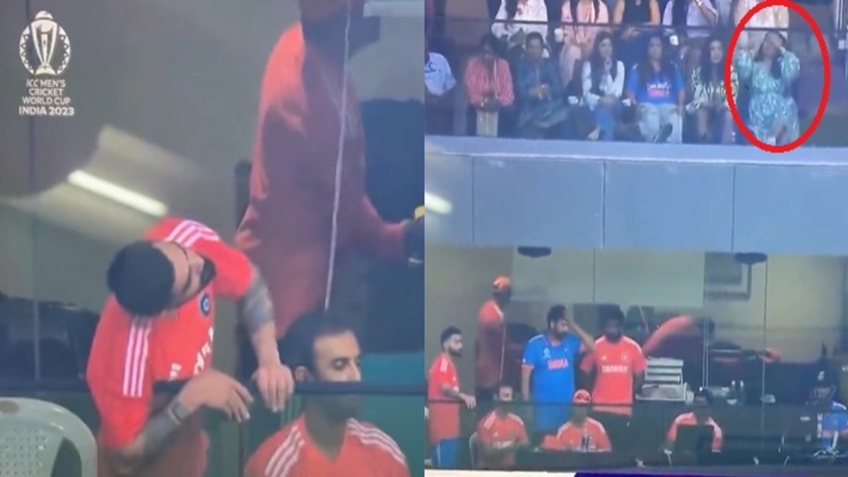 Kohli Xxx Video - Viral Video: Virat Kohli's heartening quest for Anushka Sharma during India  vs NZ match leaves netizens in awe World Cup â€“ India TV