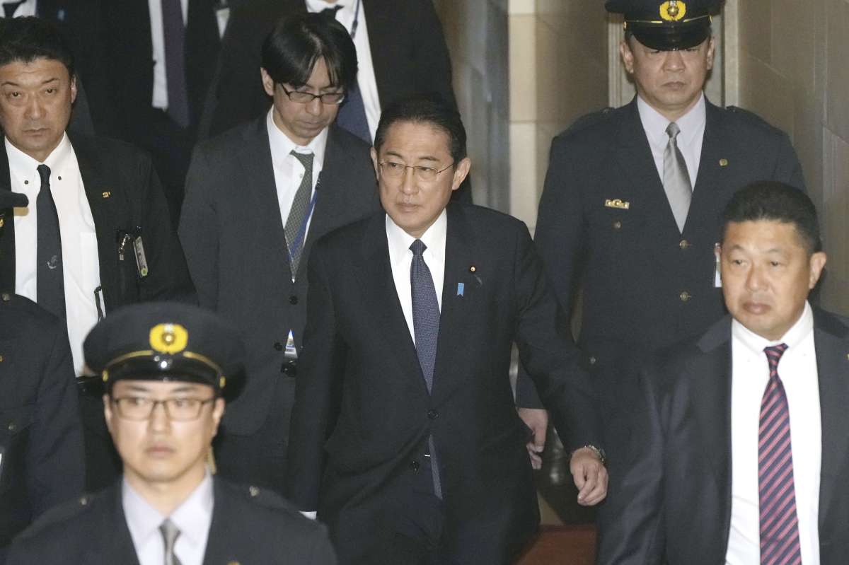 Japan PM Kishida to face no-confidence vote tomorrow in wake of 'slush fund' allegations