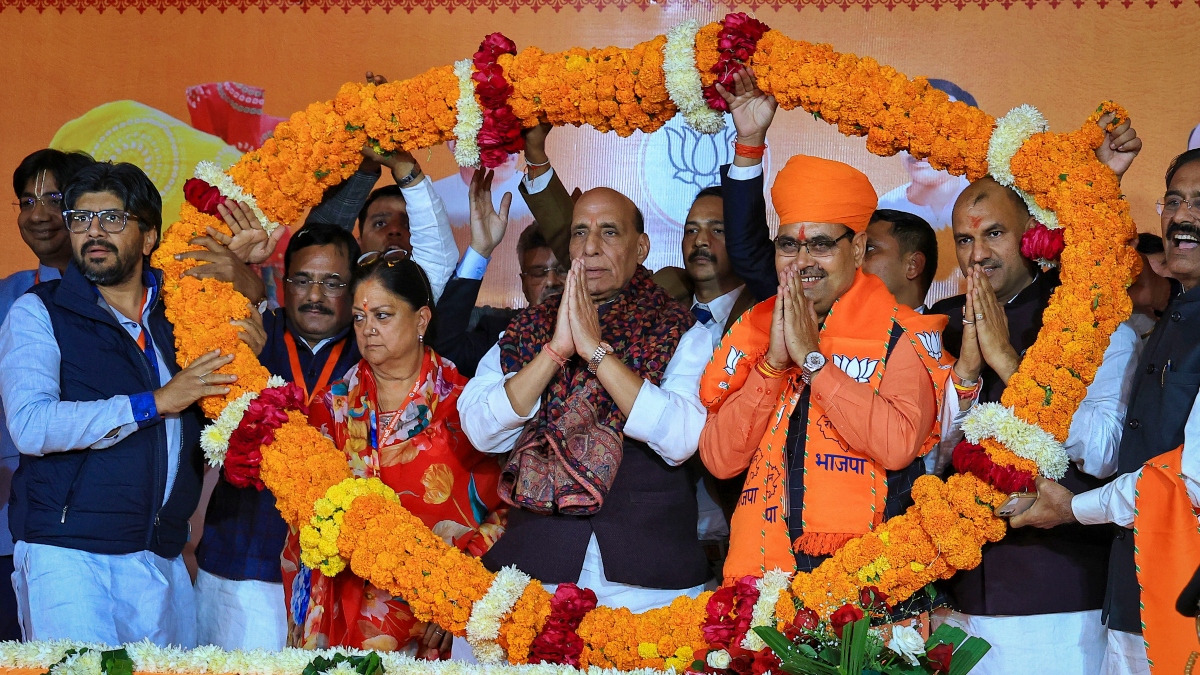 Bhajan Lal Sharma Is Bjps Surprise Pick In Rajasthan Leaders Hail