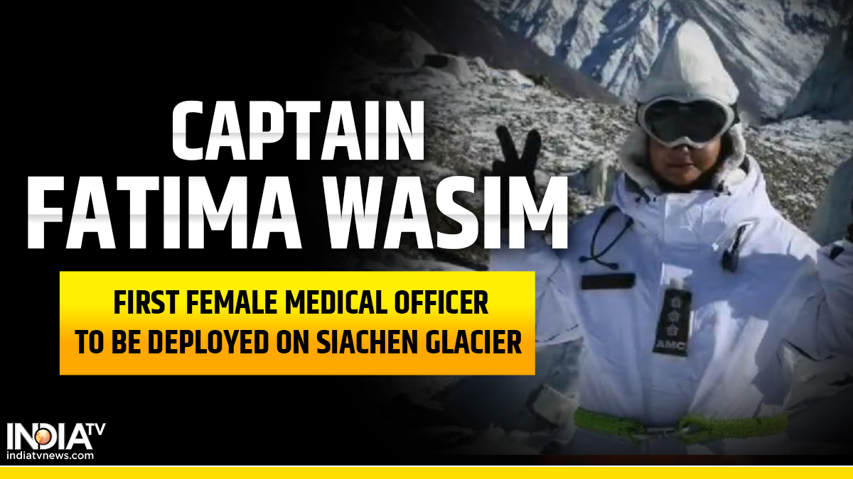 Captain Fatima Wasim makes history as first female medical officer deployed at Siachen Glacier | VIDEO