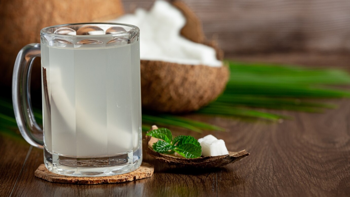 Health benefits of drinking one glass of Coconut water on an empty