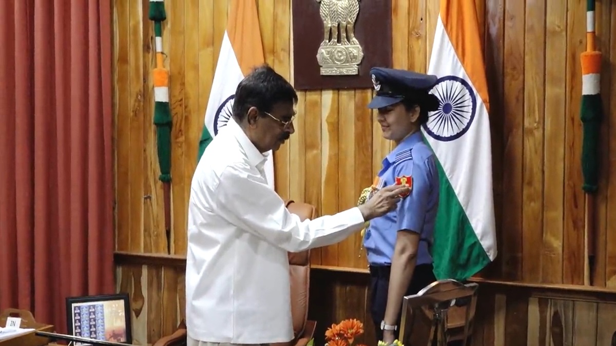 Meet IAF officer Manisha Padhi who became India's first woman Aide-De-Camp to Mizoram Governor