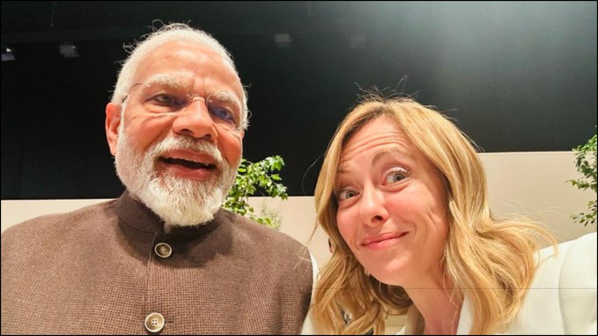 '#Melodi': Italy's Giorgia Meloni selfie with PM Modi breaks internet, netizens say 'looking like a wow'